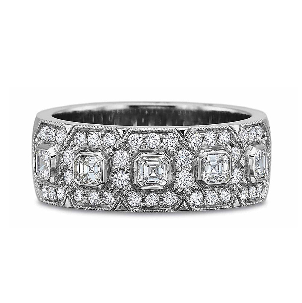Beautiful Diamond Set Band by Precision Set