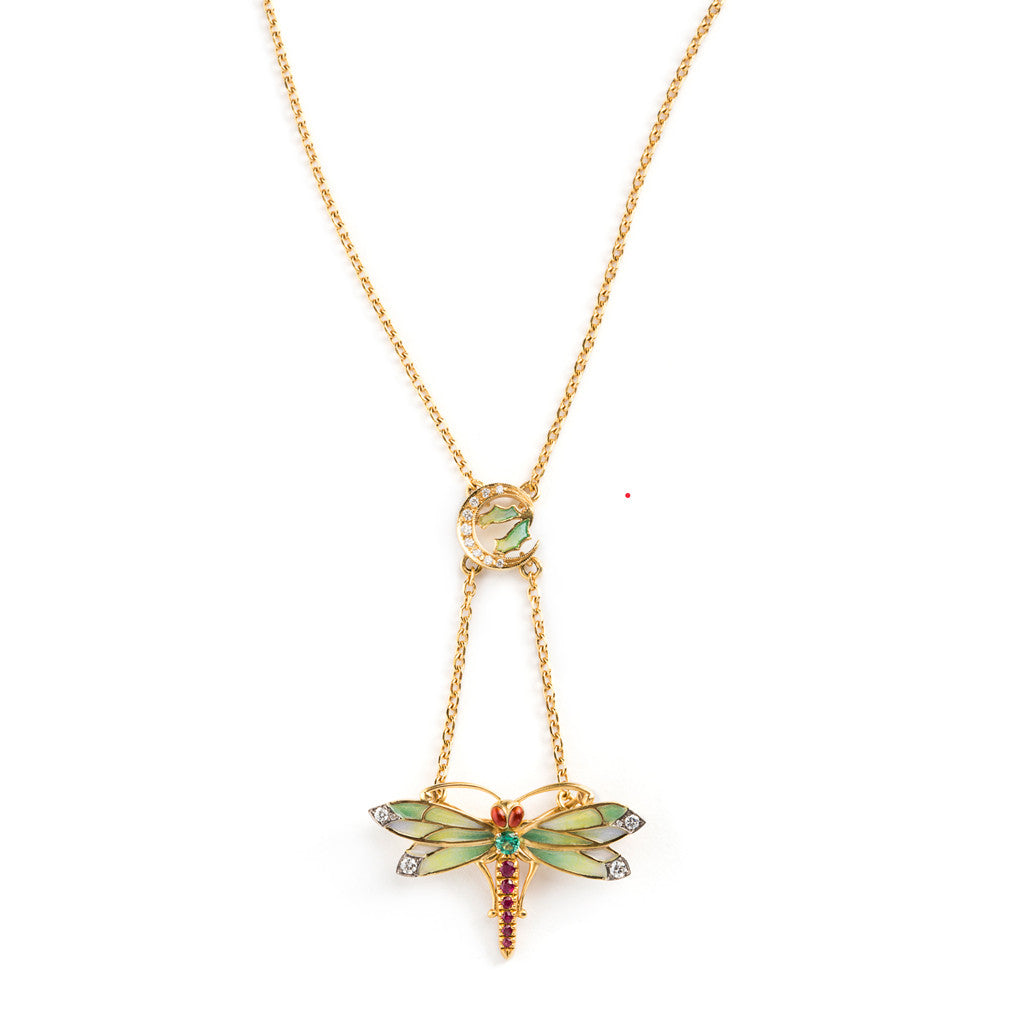 Dragonfly Pendant Lavalier by Masriera