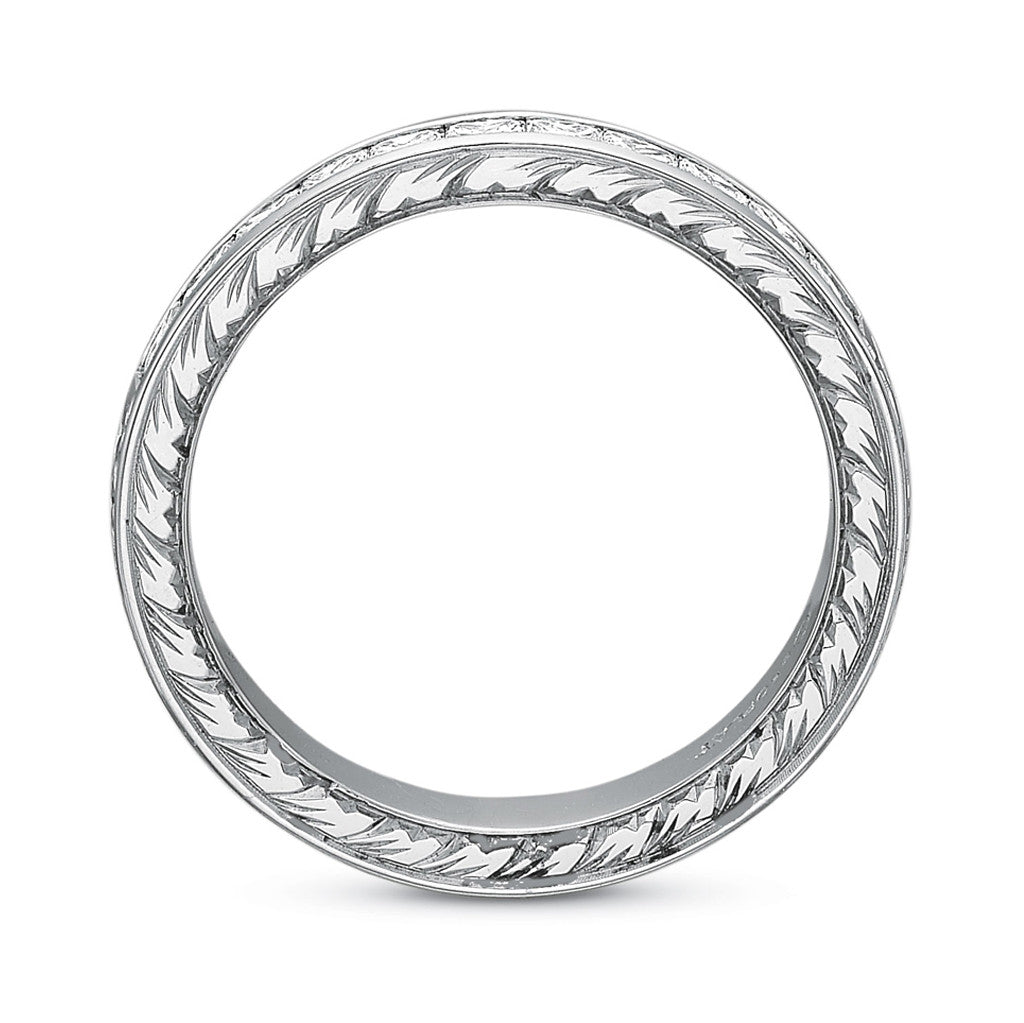 Princess Cut Diamond Wedding Band