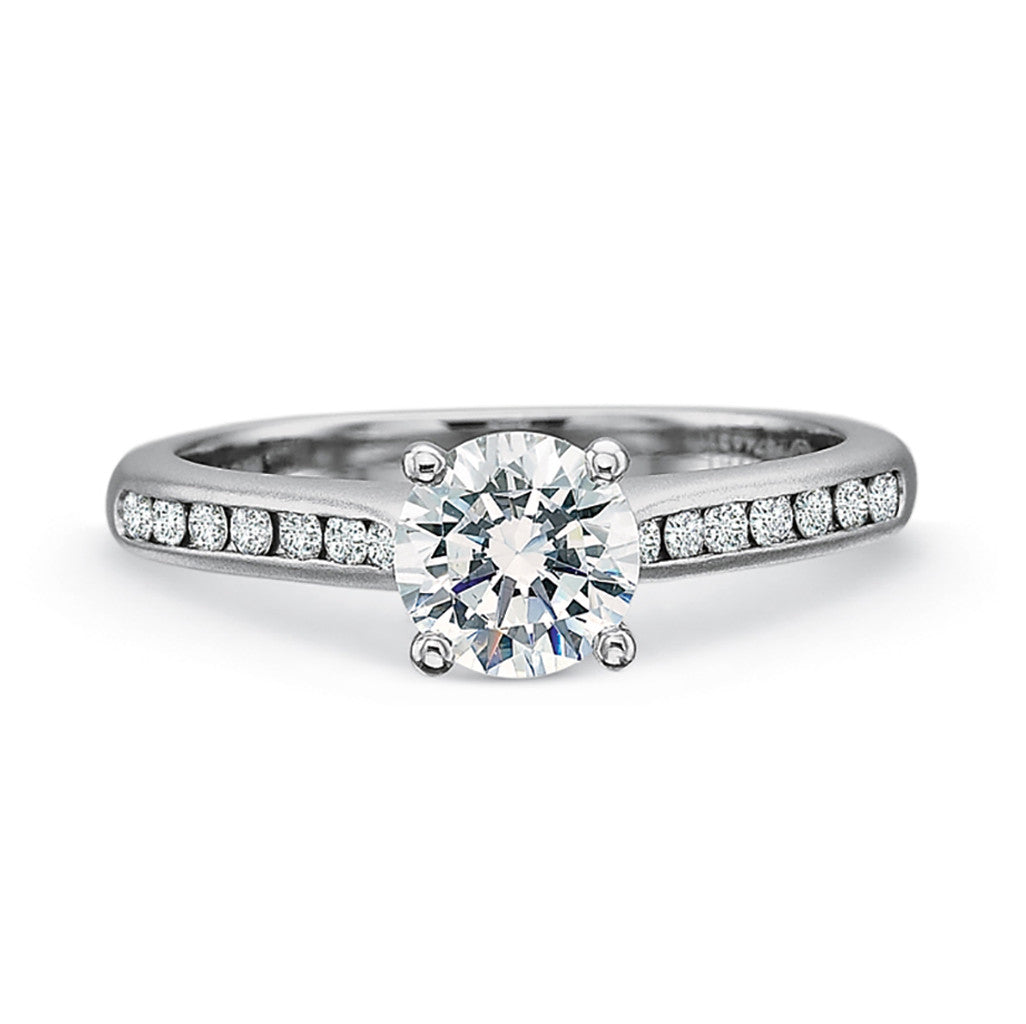 Oval Diamond Solitaire Engagement Ring