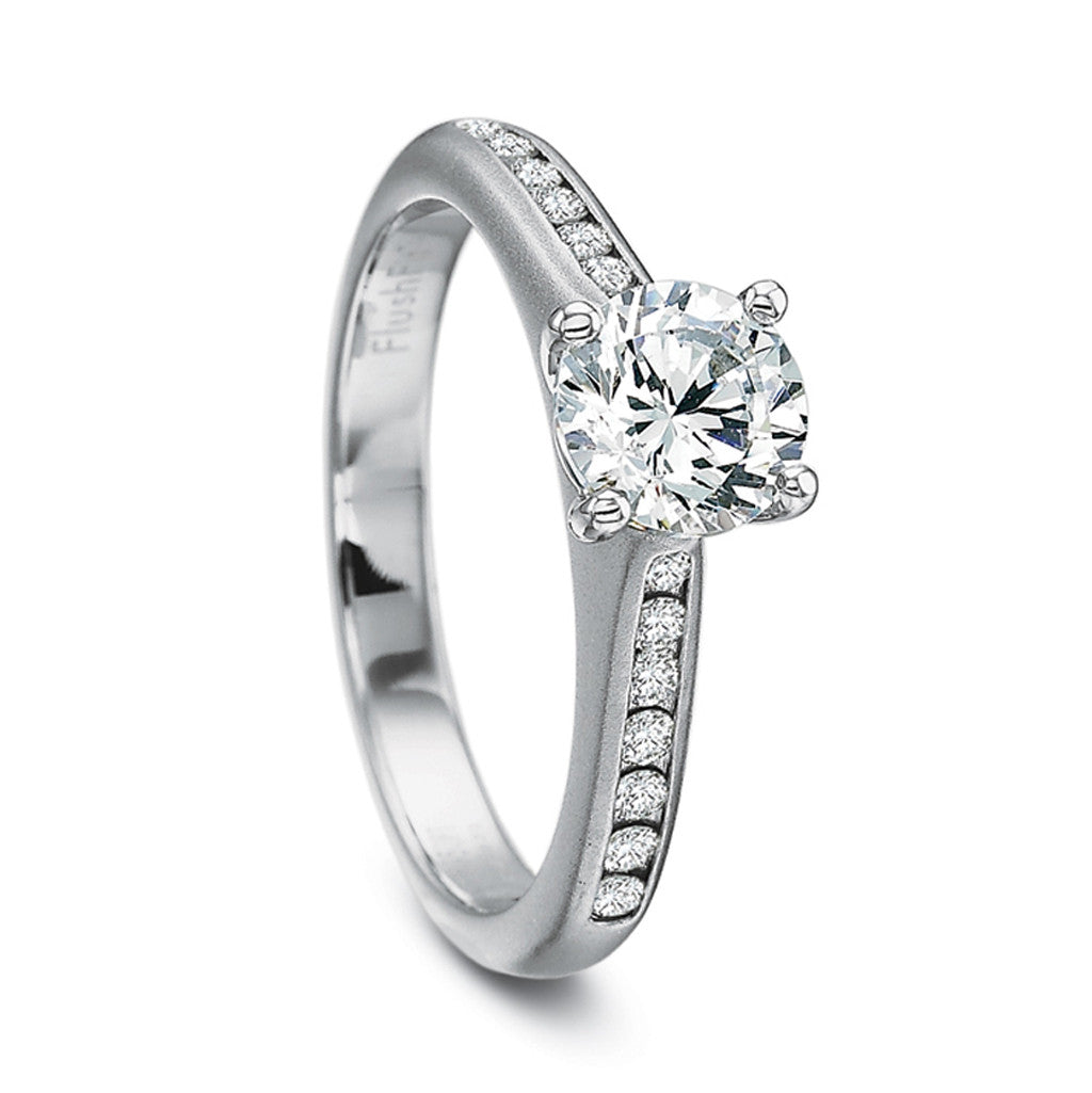 Oval Diamond Solitaire Engagement Ring
