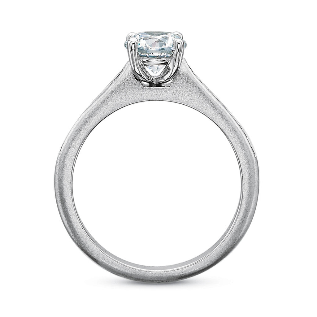 Oval Diamond Solitaire Engagement Ring Mounting