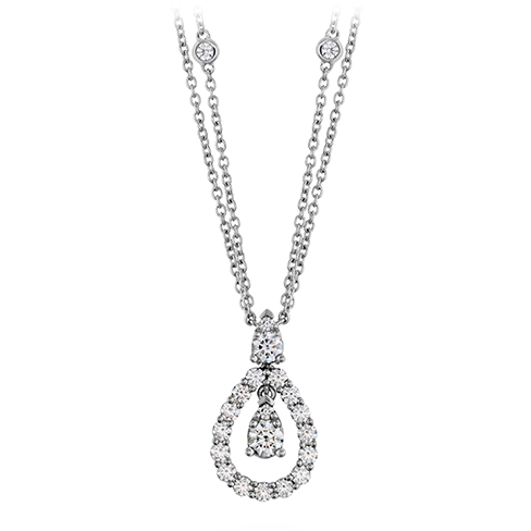 Diamond Drop Pendant Necklace by Hearts on Fire