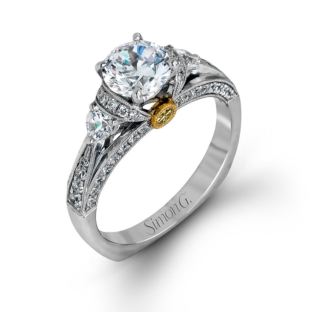 Diamond Vintage Style Engagement Ring by Simon G
