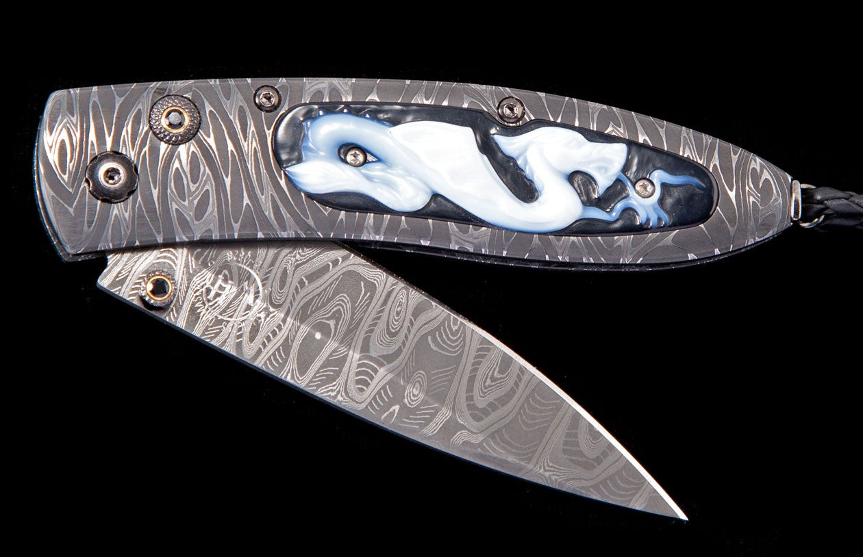 William Henry 'Mist' mokume gane pocket knife