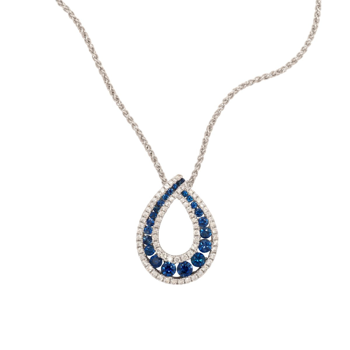 Cairo Sapphire & Diamond Pendant