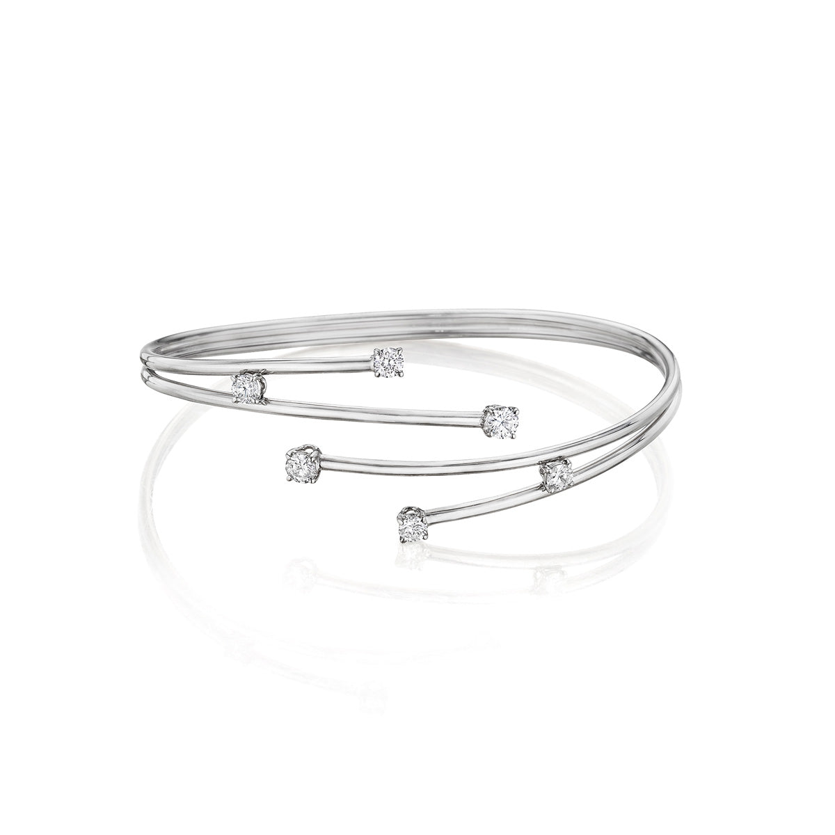 Constellations | Sterling Silver Shooting Star Cuff Bracelet