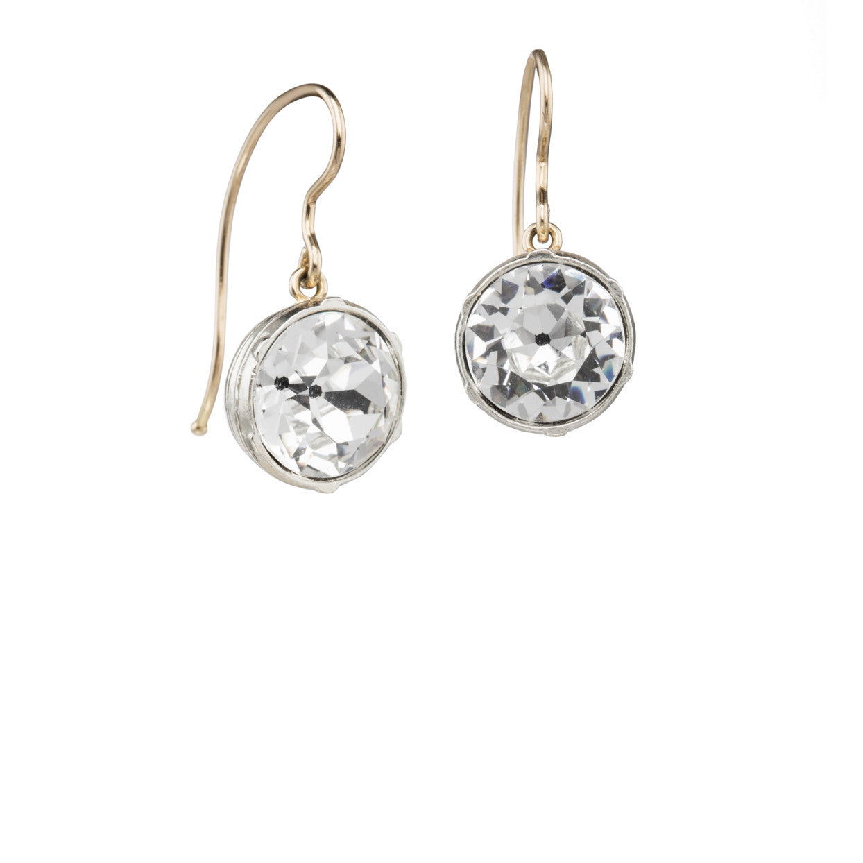 Antique Paste Earrings 2.5 Carat 