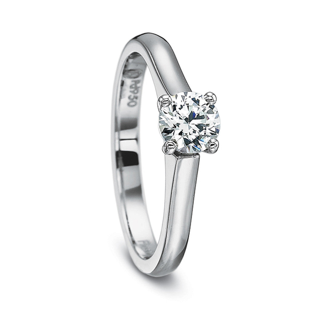 'Lydia' solitaire engagement ring by Precision Set