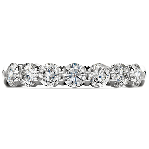 Seven Stone Diamond Wedding Band by Hearts on Fire