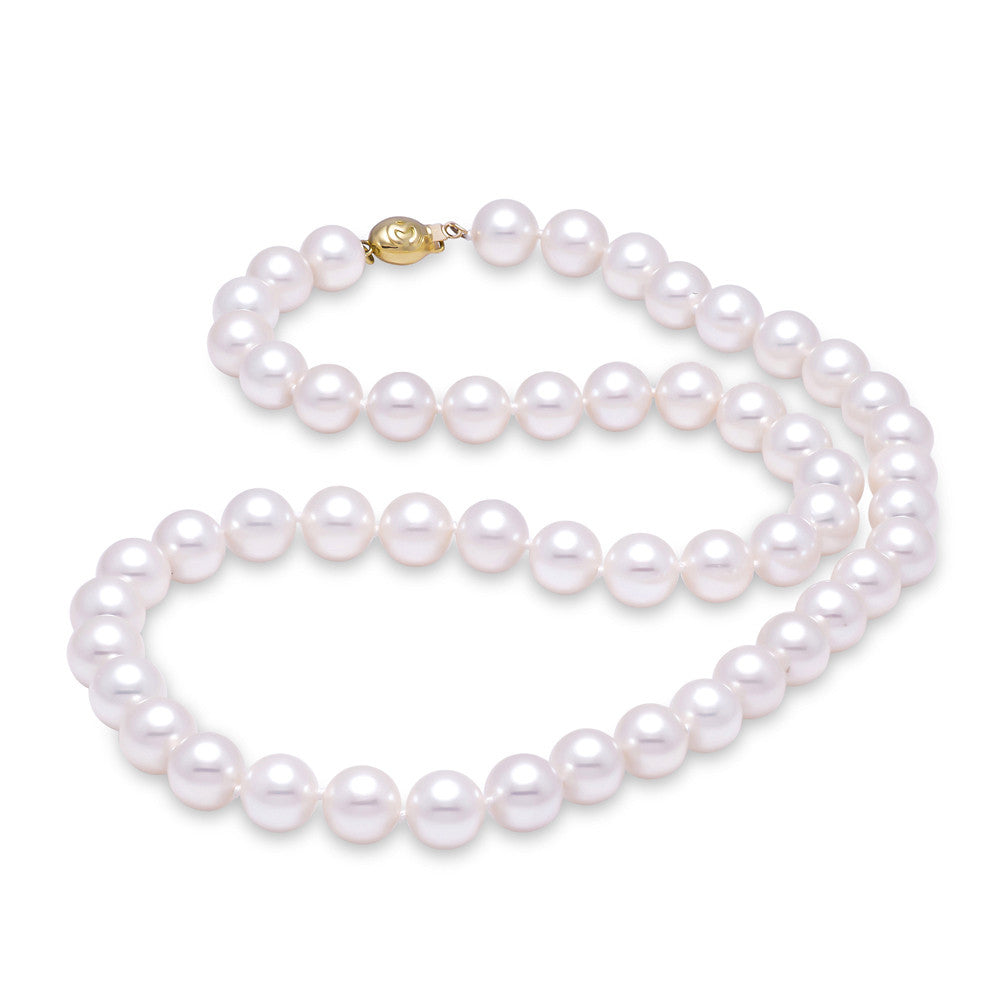 Akoya Pearl strand necklace 8.5-9mm.