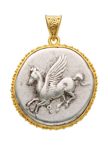 Pegasus Coin Pendant