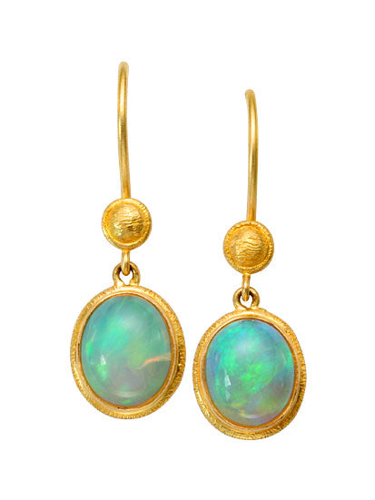 Celeste Opal Dangle Earrings