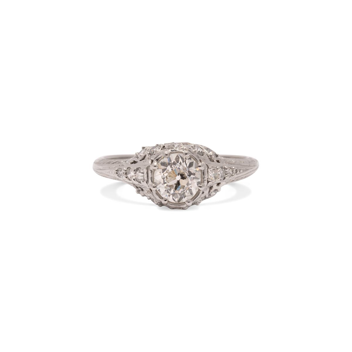 Art deco sales fan ring
