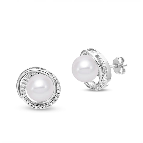 ☆人気☆【VINTAGE HOLLYWOOD】☆White Berry Pearl Earring.s☆ ear2g-fwpswb.jpg?format=1500w