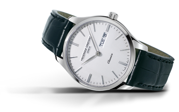 FREDERIQUE CONSTANT デイト表示 ホワイトダイヤル Classics Mens White Dial Quartz Watch | FREDERIQUE CONSTANT