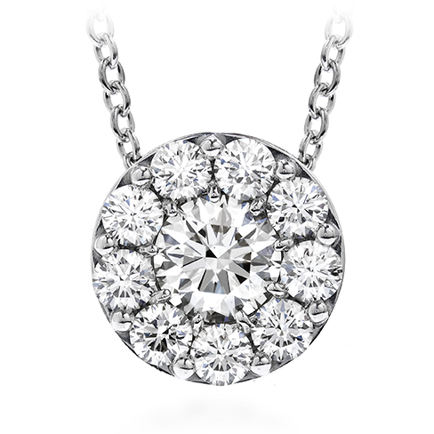 Fufillment Diamond Pendant Necklace by Hearts on Fire