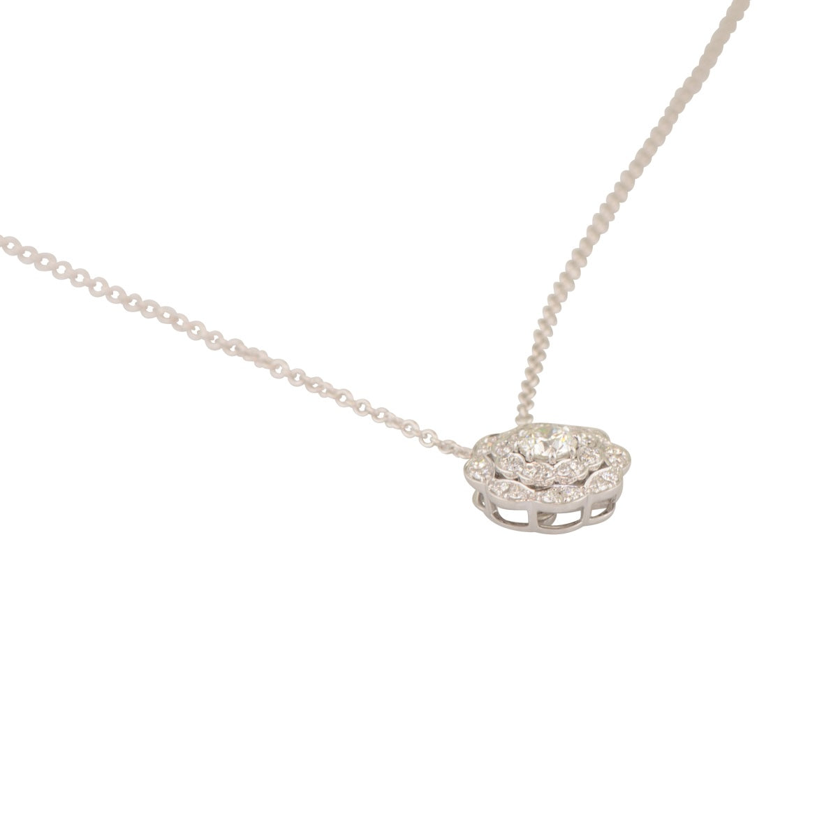 Lorelei Double Halo Pendant by Hearts on Fire