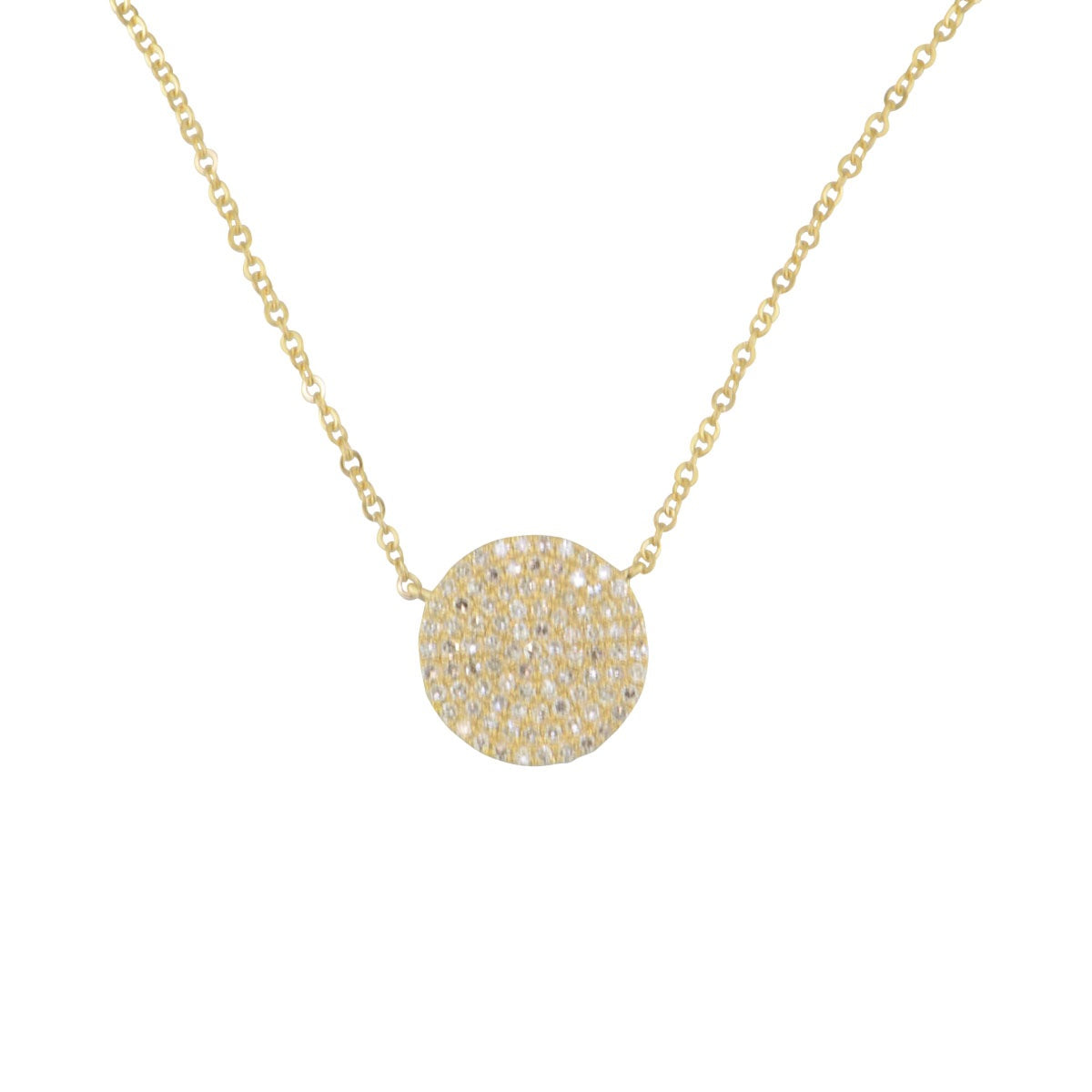 Luvente Diamond Disk Pendant