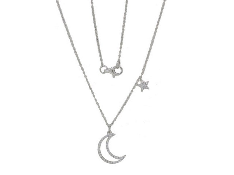 Luvente Moon Star Necklace