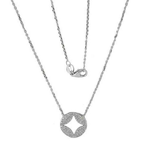 Luvente Diamond Cut Out Necklace