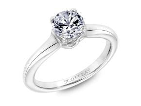 Classic Engagement Solitaire for 1ct Diamond by Scott Kay