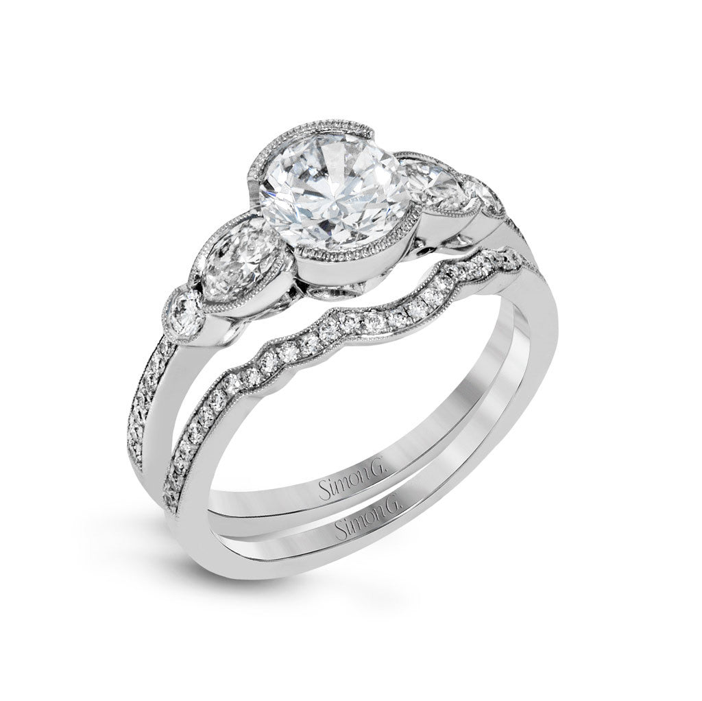 Three Stone Engagement Ring 'Darling' 