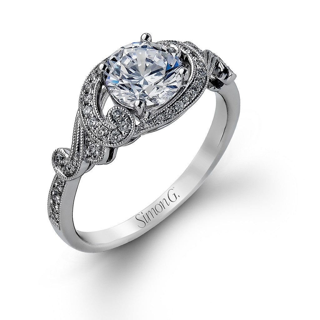 Vintage Inspired Diamond Engagement Ring 'Venice'