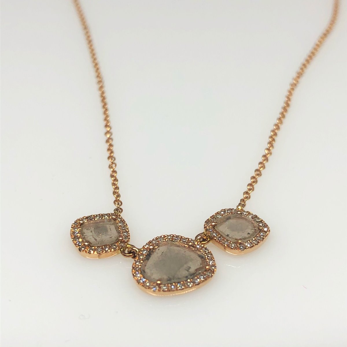 Chloe Diamond Slice Necklace