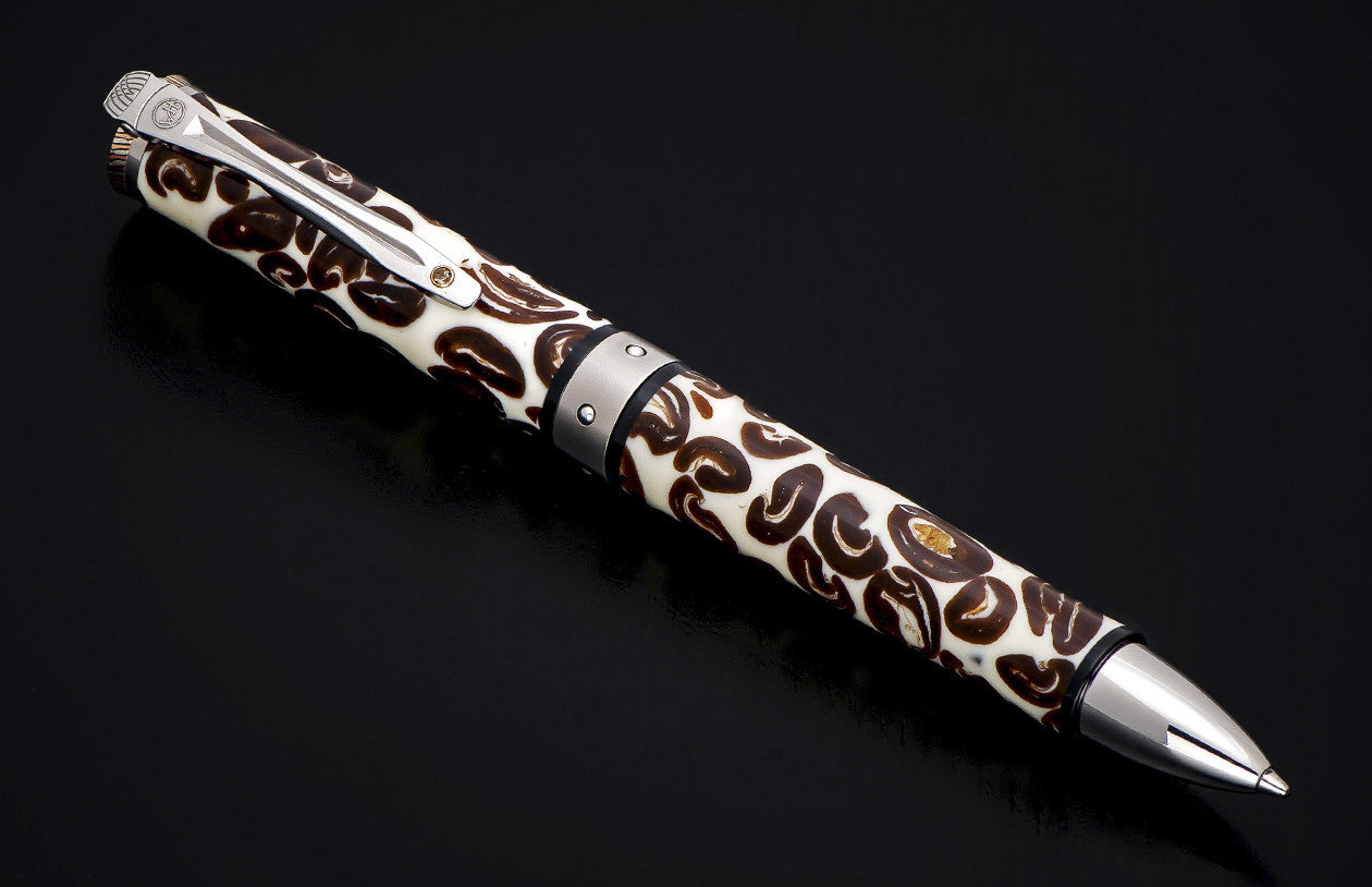 Coffee Bean inlayed pen by William Henry "Chablis 1212"
